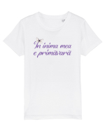 În inima mea e primăvară Tricou mânecă scurtă  Copii Mini Creator