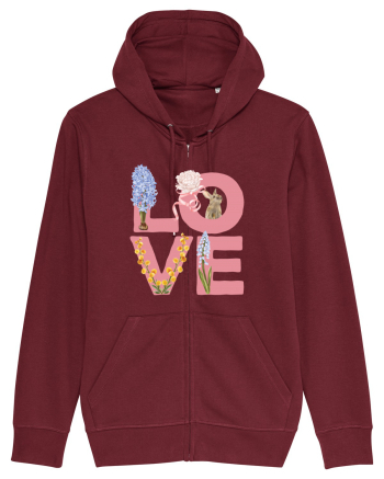 Spring love Burgundy