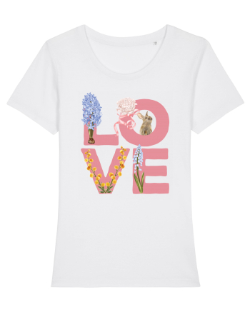 Spring love White