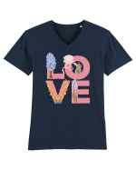 Spring love Tricou mânecă scurtă guler V Bărbat Presenter