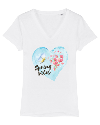 Spring vibes butterfly White