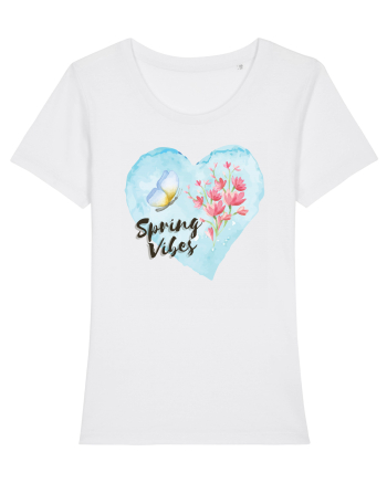 Spring vibes butterfly White