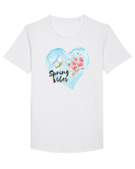 Spring vibes butterfly Tricou mânecă scurtă guler larg Bărbat Skater