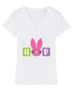 Hop Tricou mânecă scurtă guler V Damă Evoker