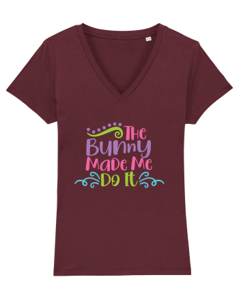 The Bunny Made Me Do It Burgundy