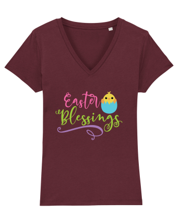 Easter Blessings Burgundy
