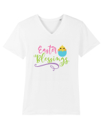 Easter Blessings Tricou mânecă scurtă guler V Bărbat Presenter