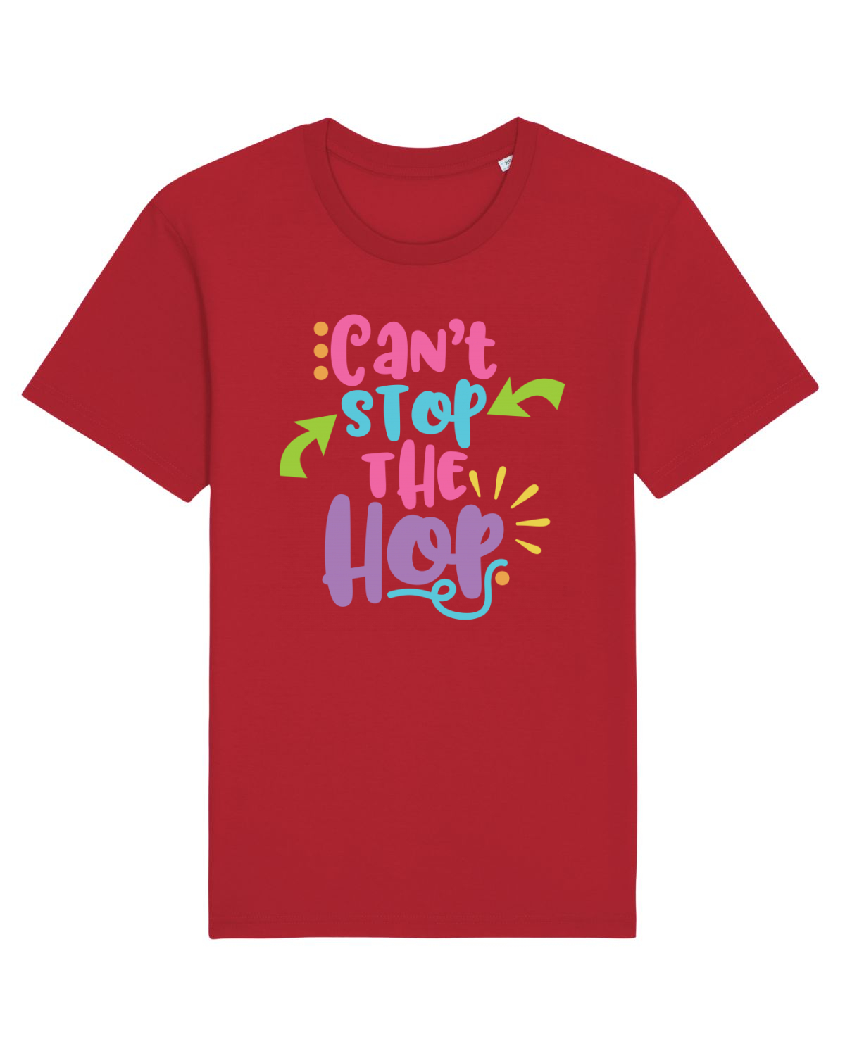 Tricou mânecă scurtă Unisex Rocker Red