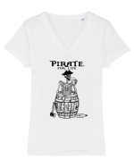 PIRAT pe viata Tricou mânecă scurtă guler V Damă Evoker