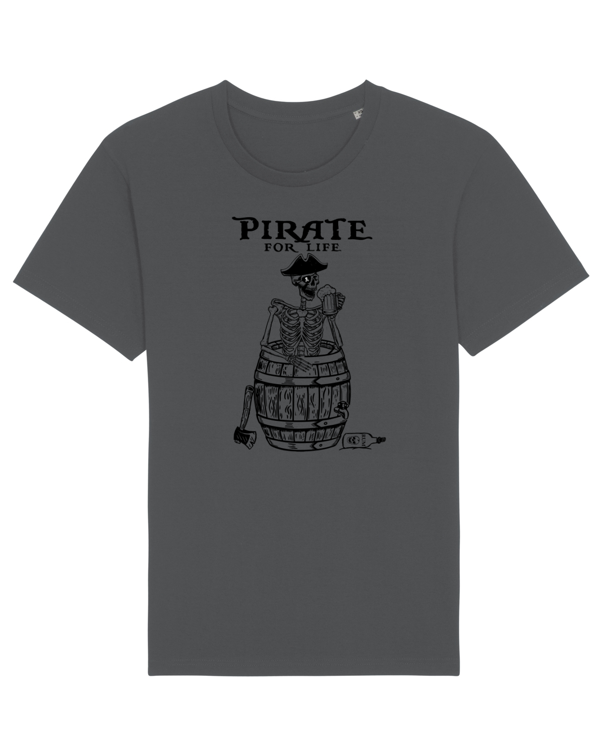 Tricou mânecă scurtă Unisex Rocker Anthracite