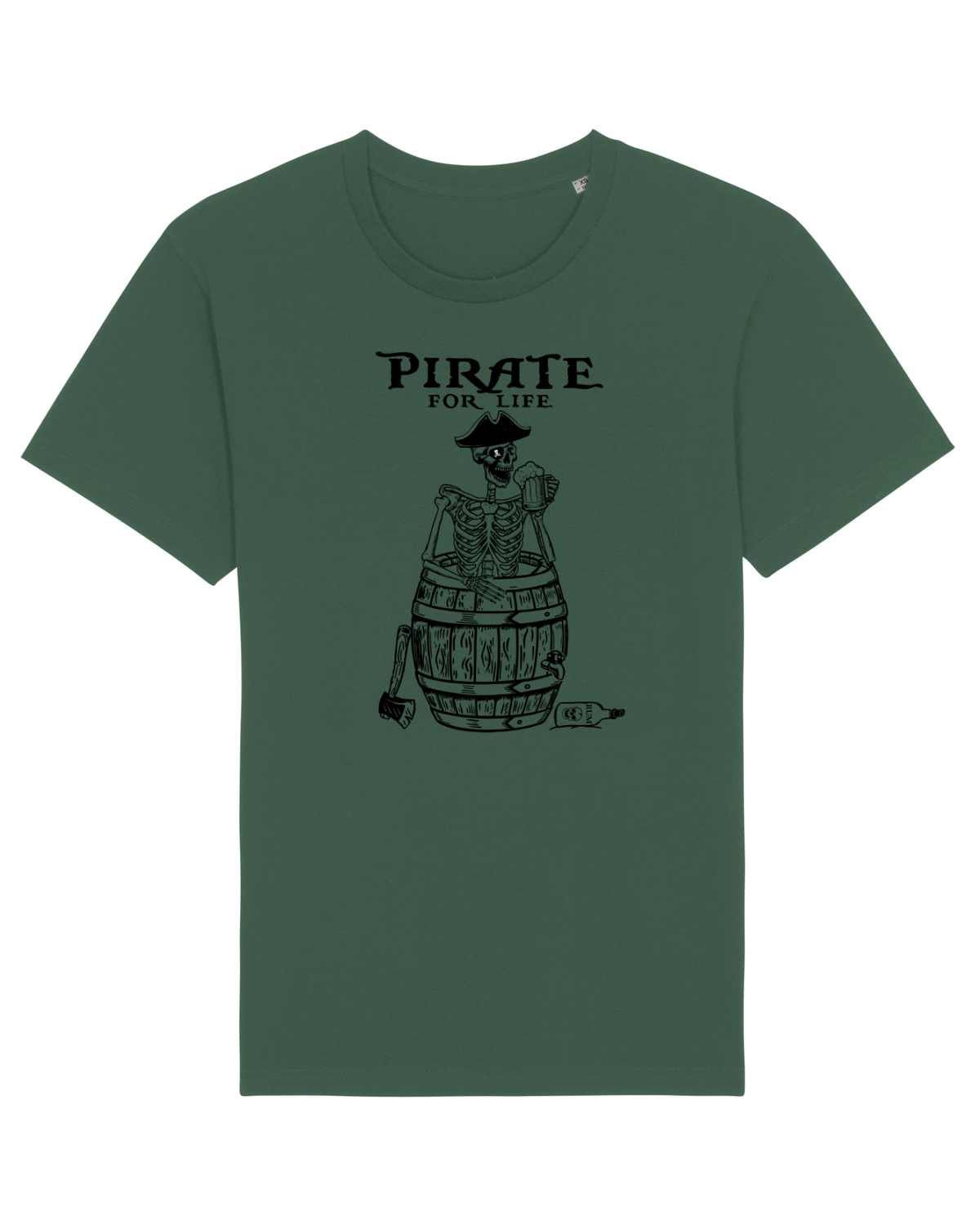 Tricou mânecă scurtă Unisex Rocker Bottle Green