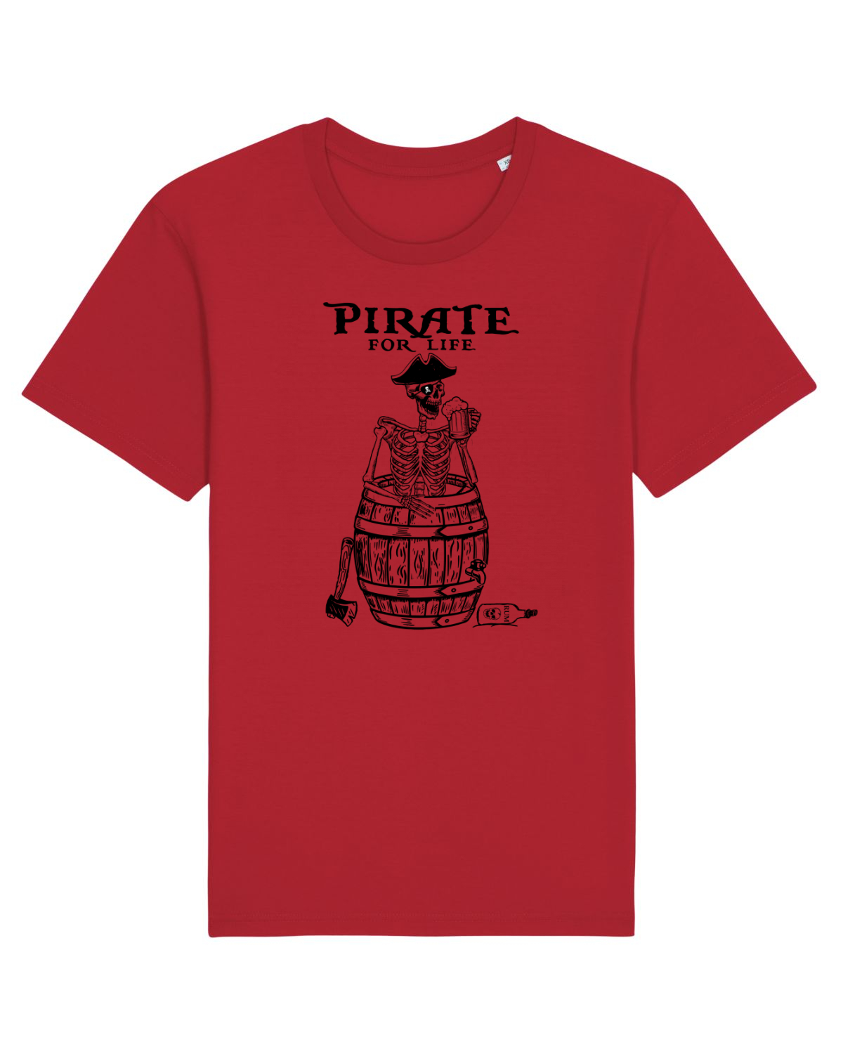 Tricou mânecă scurtă Unisex Rocker Red