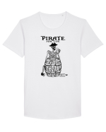 PIRAT pe viata Tricou mânecă scurtă guler larg Bărbat Skater