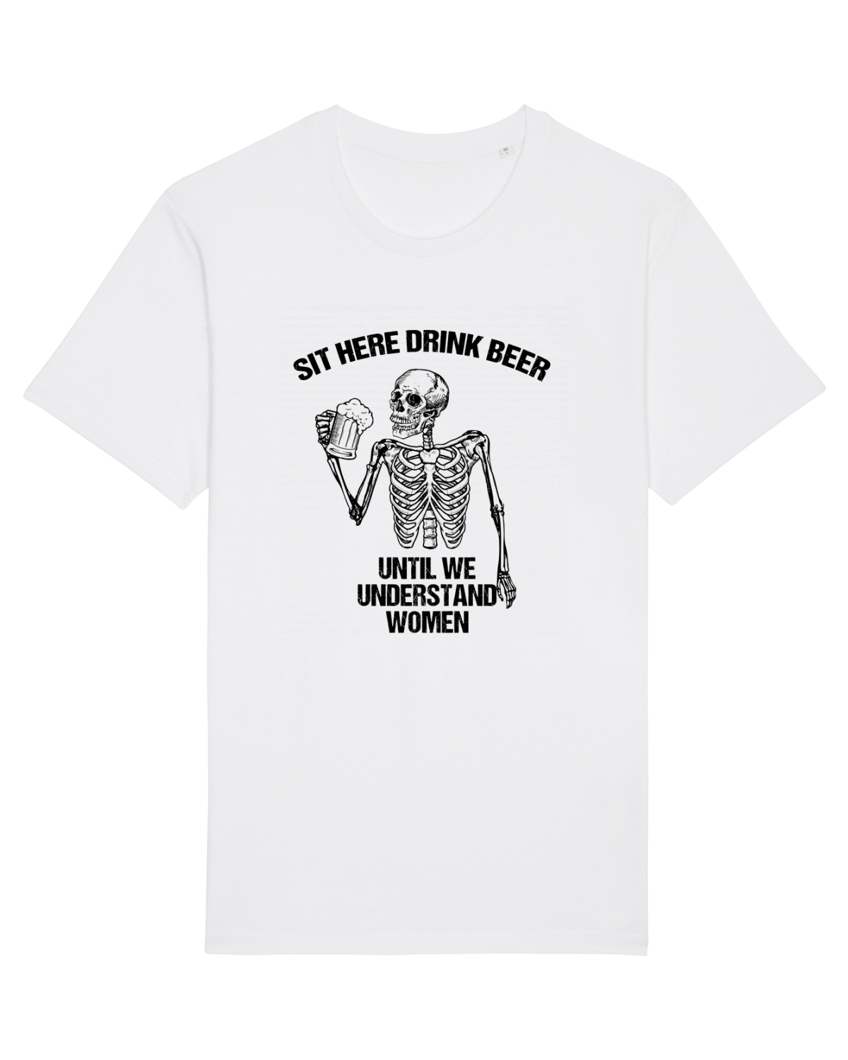 Tricou mânecă scurtă Unisex Rocker White