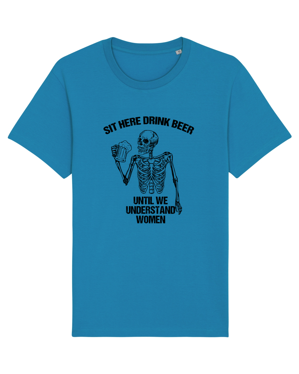 Tricou mânecă scurtă Unisex Rocker Azur