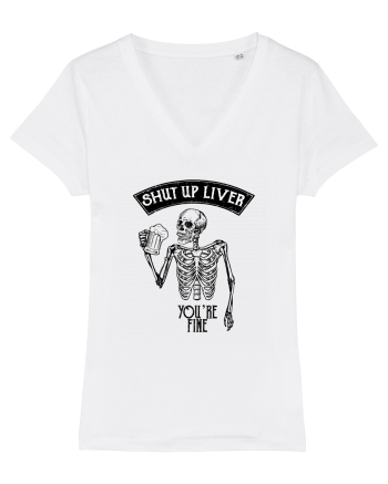 Shut up liver White