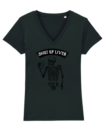 Shut up liver Black