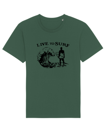 Live to Surf Bottle Green