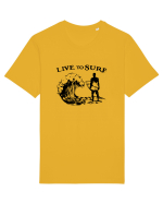 Live to Surf Tricou mânecă scurtă Unisex Rocker