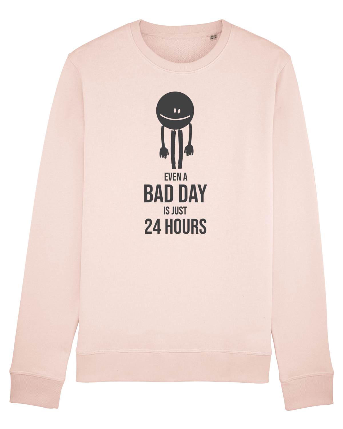 Bluză mânecă lungă Unisex Rise Candy Pink