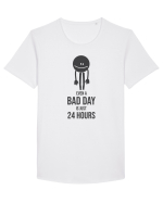 bad day anyone? Tricou mânecă scurtă guler larg Bărbat Skater