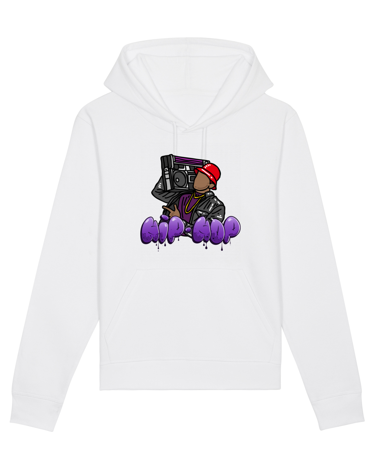 Hanorac Unisex Drummer White