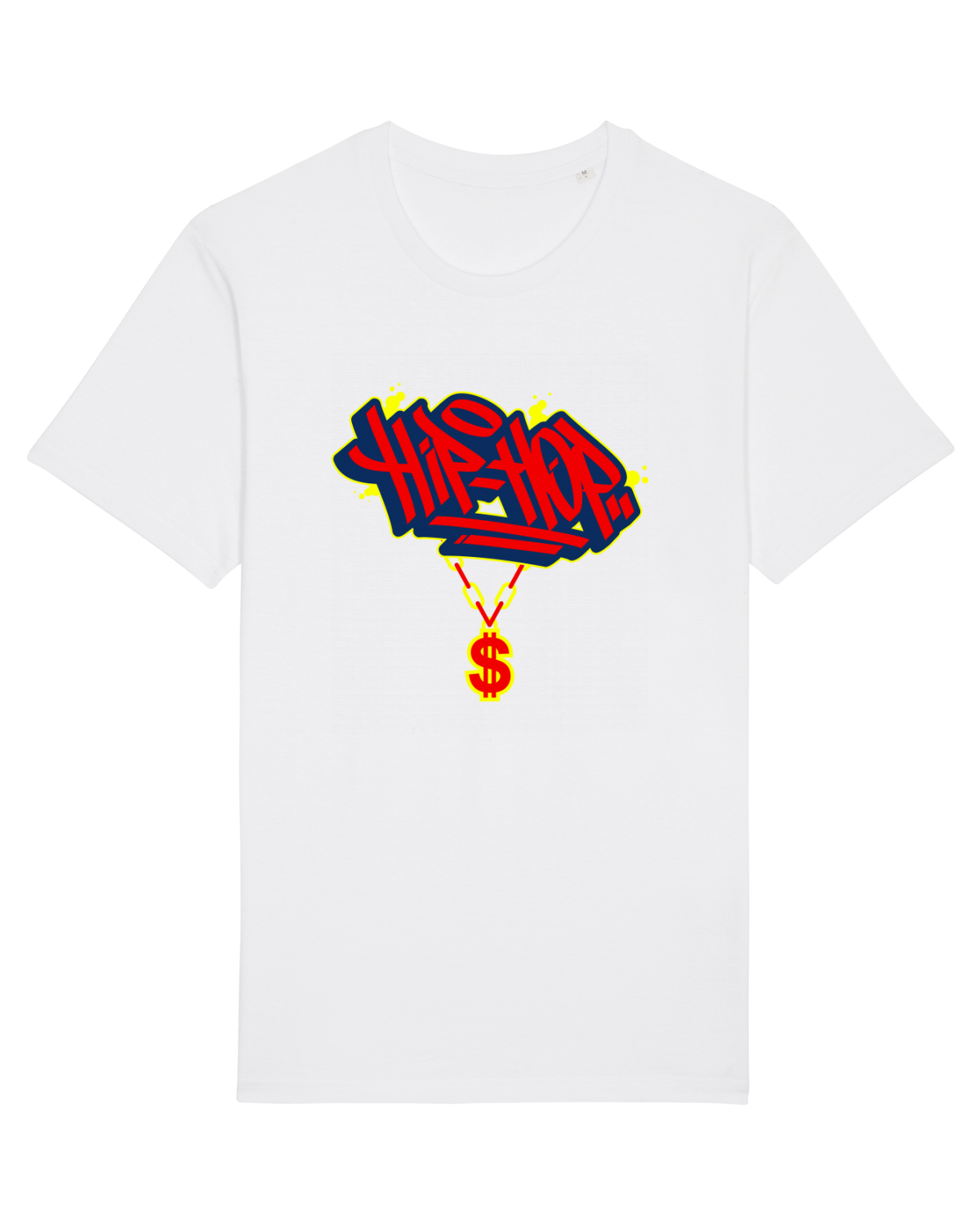 Tricou mânecă scurtă Unisex Rocker White