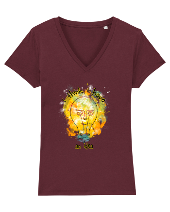 Light Bulb Burgundy
