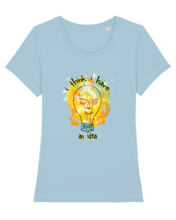 Light Bulb Sky Blue
