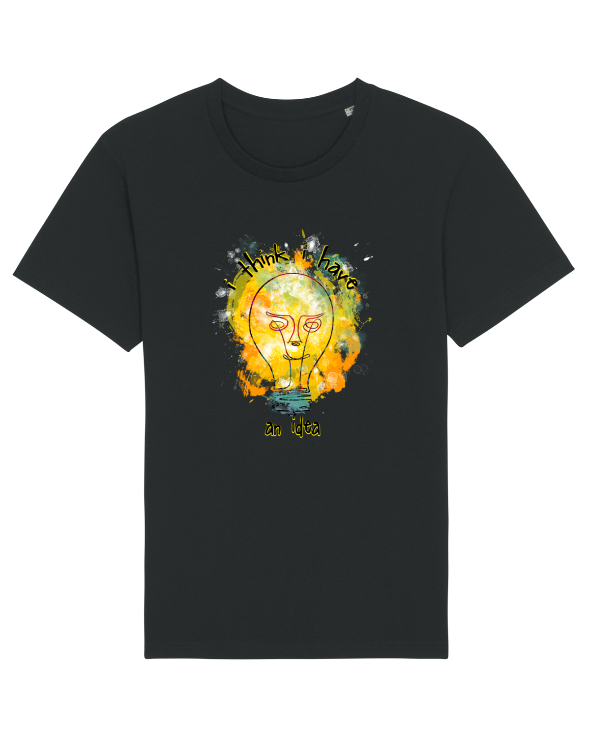 Tricou mânecă scurtă Unisex Rocker Black