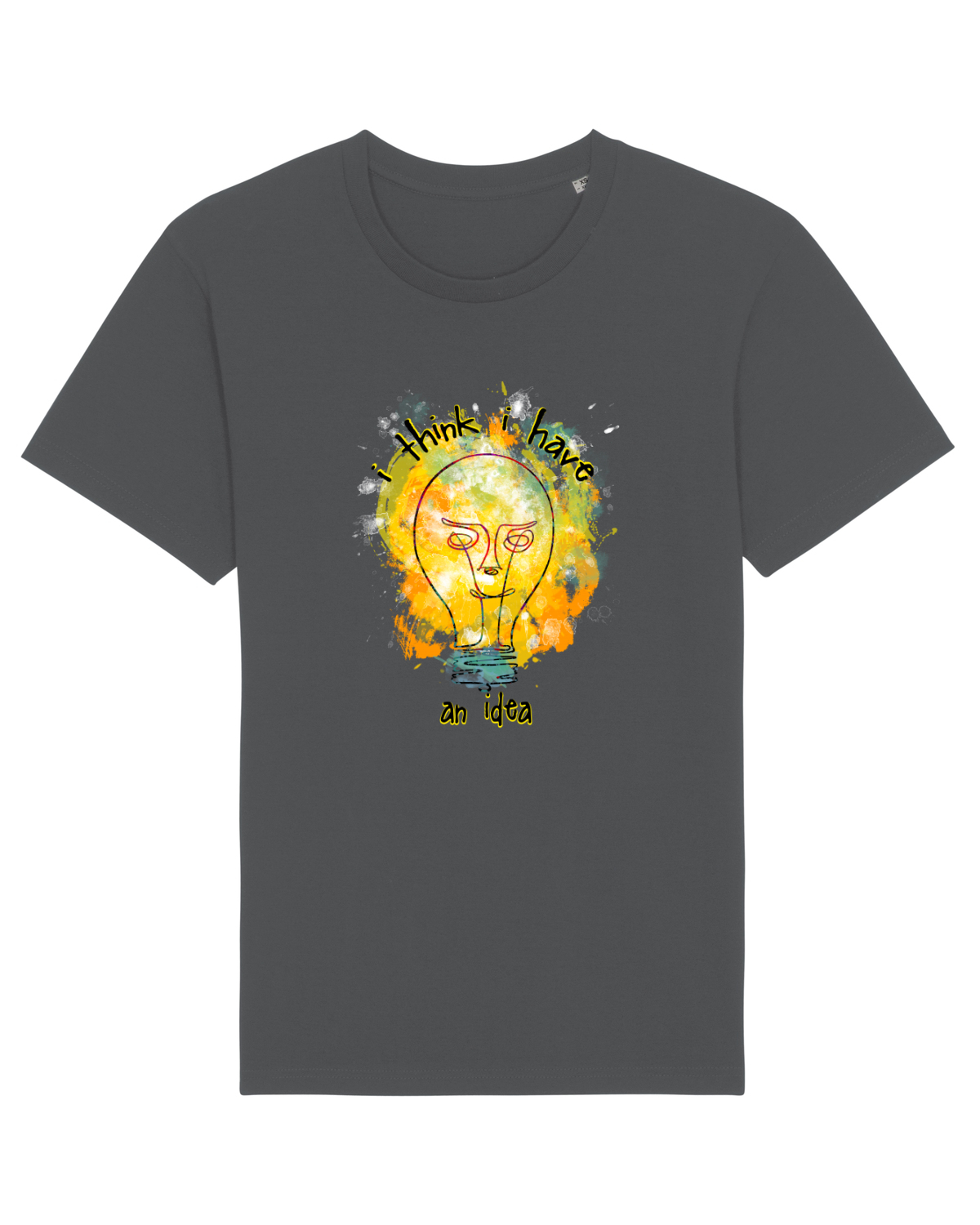 Tricou mânecă scurtă Unisex Rocker Anthracite