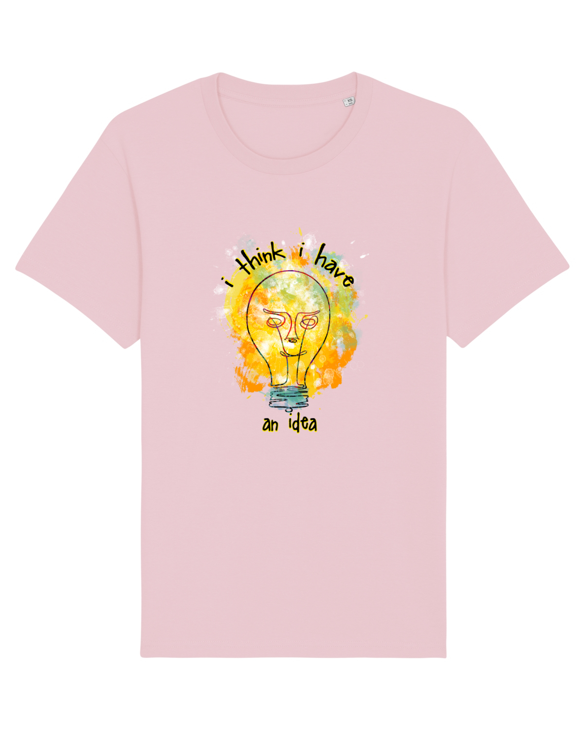 Tricou mânecă scurtă Unisex Rocker Cotton Pink