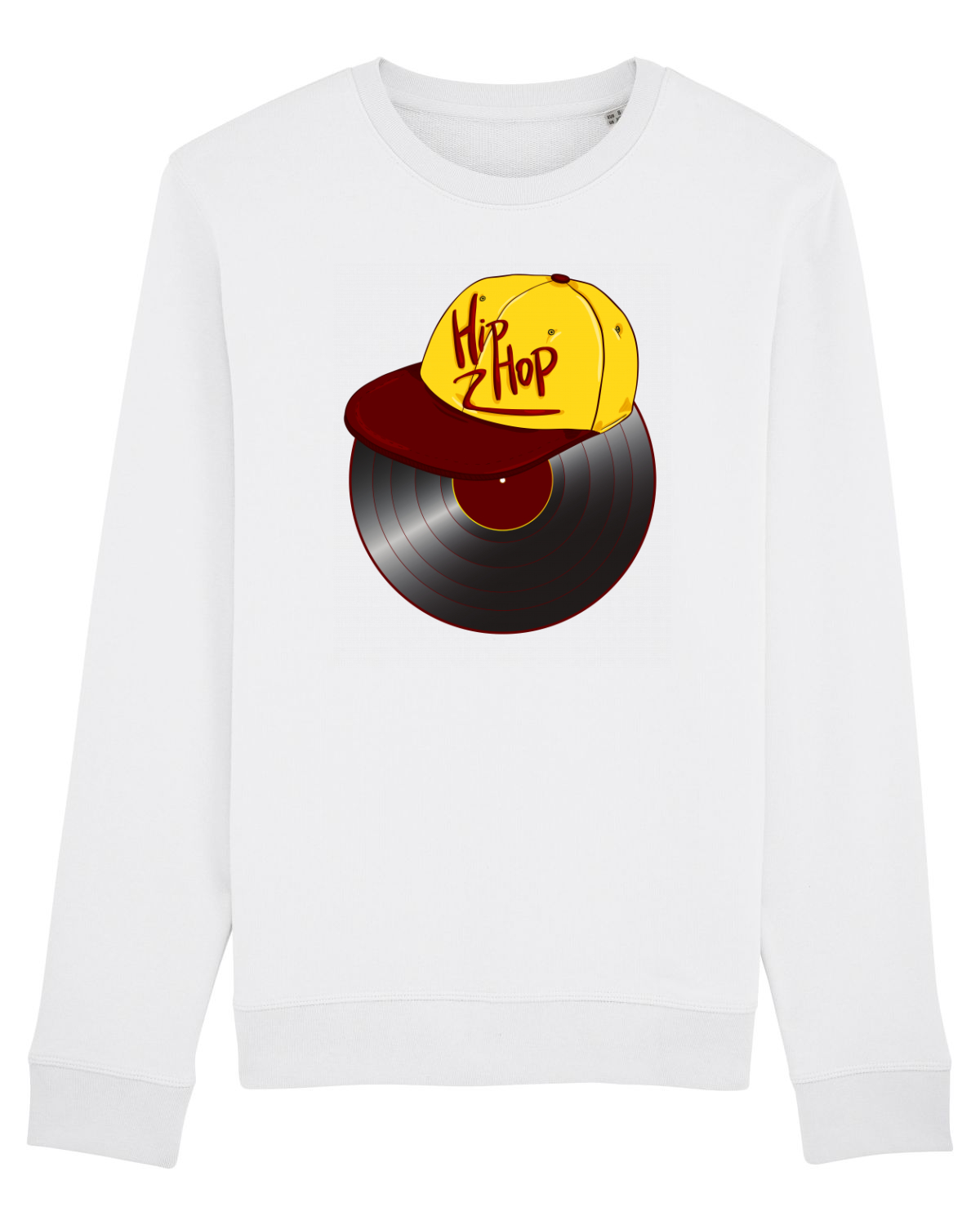 Bluză mânecă lungă Unisex Rise White