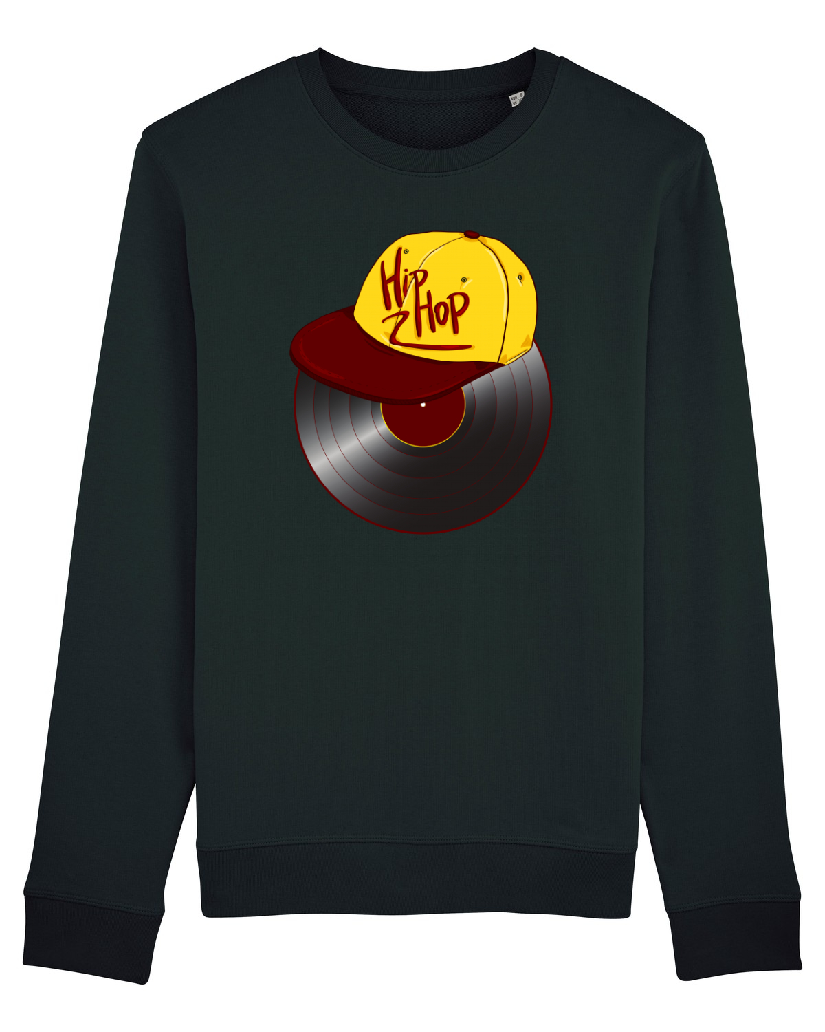 Bluză mânecă lungă Unisex Rise Black