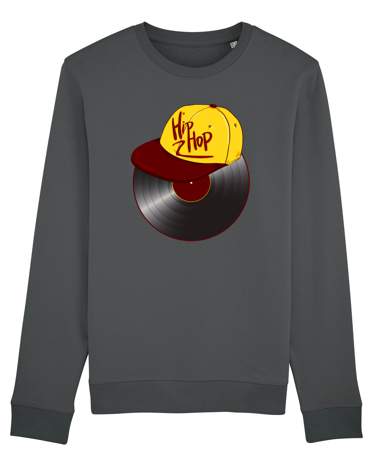 Bluză mânecă lungă Unisex Rise Anthracite