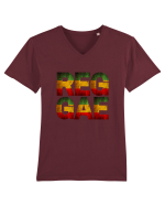 Reggae Music lover Tricou mânecă scurtă guler V Bărbat Presenter