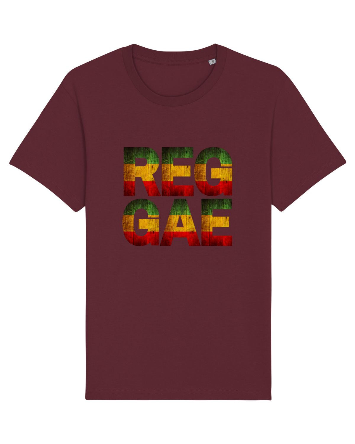 Tricou mânecă scurtă Unisex Rocker Burgundy