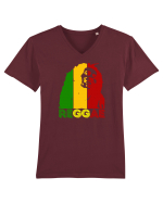 Reggae Music lover Tricou mânecă scurtă guler V Bărbat Presenter