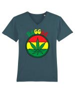 Reggae Music lover Tricou mânecă scurtă guler V Bărbat Presenter