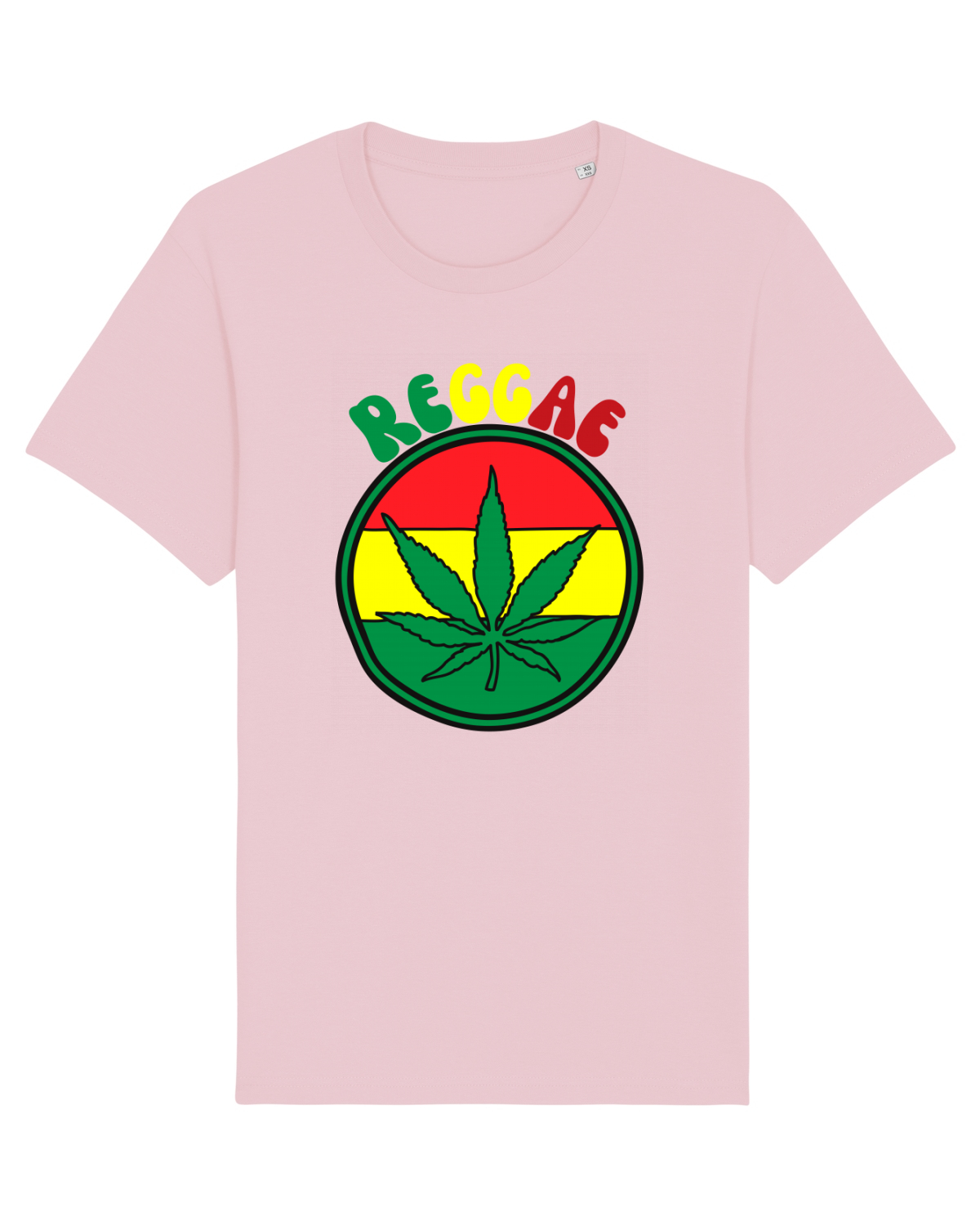 Tricou mânecă scurtă Unisex Rocker Cotton Pink