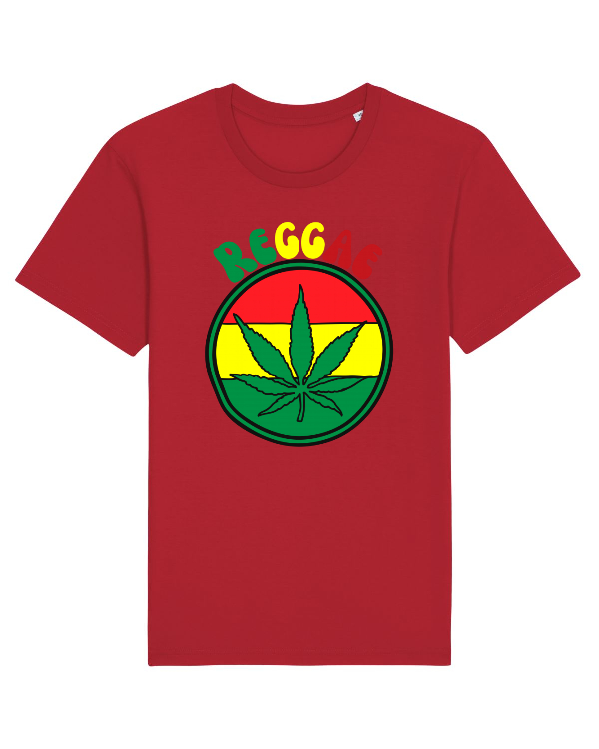 Tricou mânecă scurtă Unisex Rocker Red