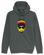 Reggae Music lover Hanorac cu fermoar Unisex Connector