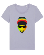Reggae Music lover Tricou mânecă scurtă guler larg fitted Damă Expresser