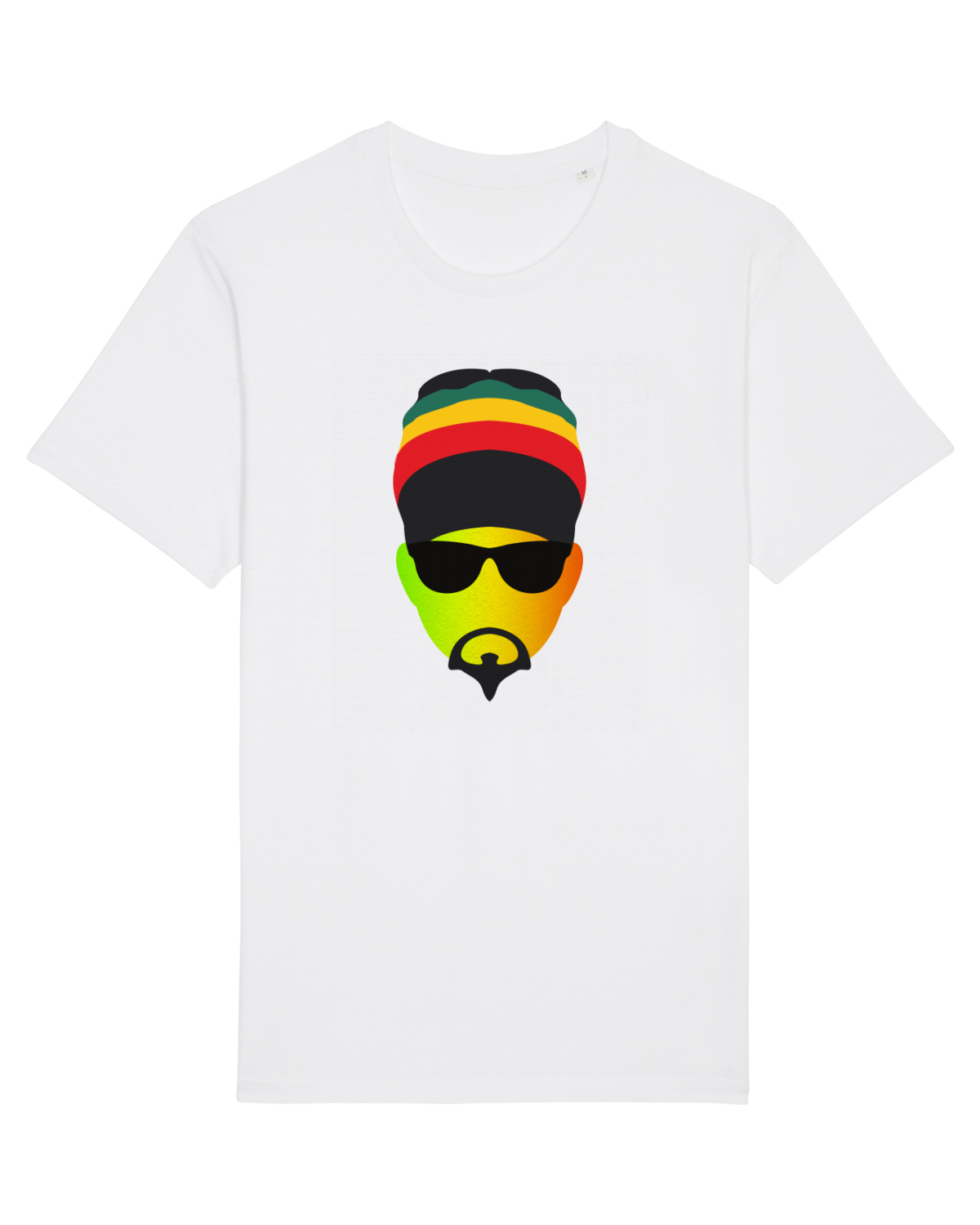 Tricou mânecă scurtă Unisex Rocker White