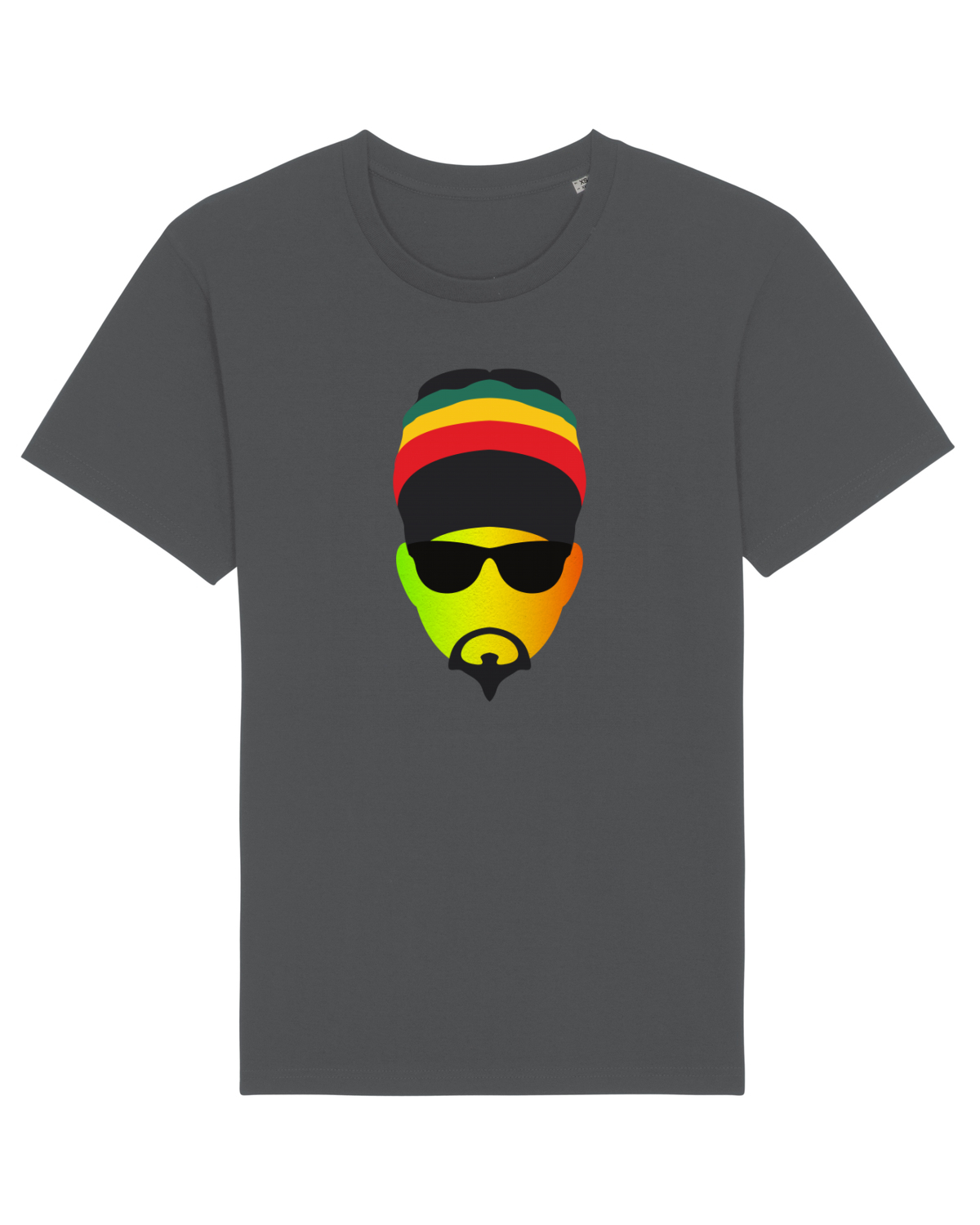 Tricou mânecă scurtă Unisex Rocker Anthracite