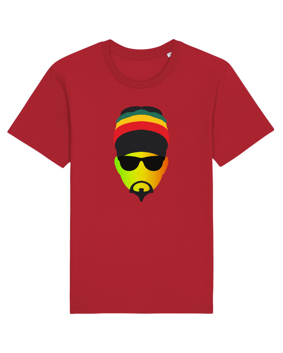 Tricou mânecă scurtă Unisex Rocker Red