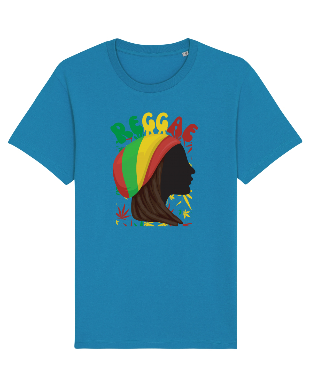 Tricou mânecă scurtă Unisex Rocker Azur