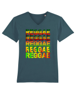 Reggae Music lover Tricou mânecă scurtă guler V Bărbat Presenter