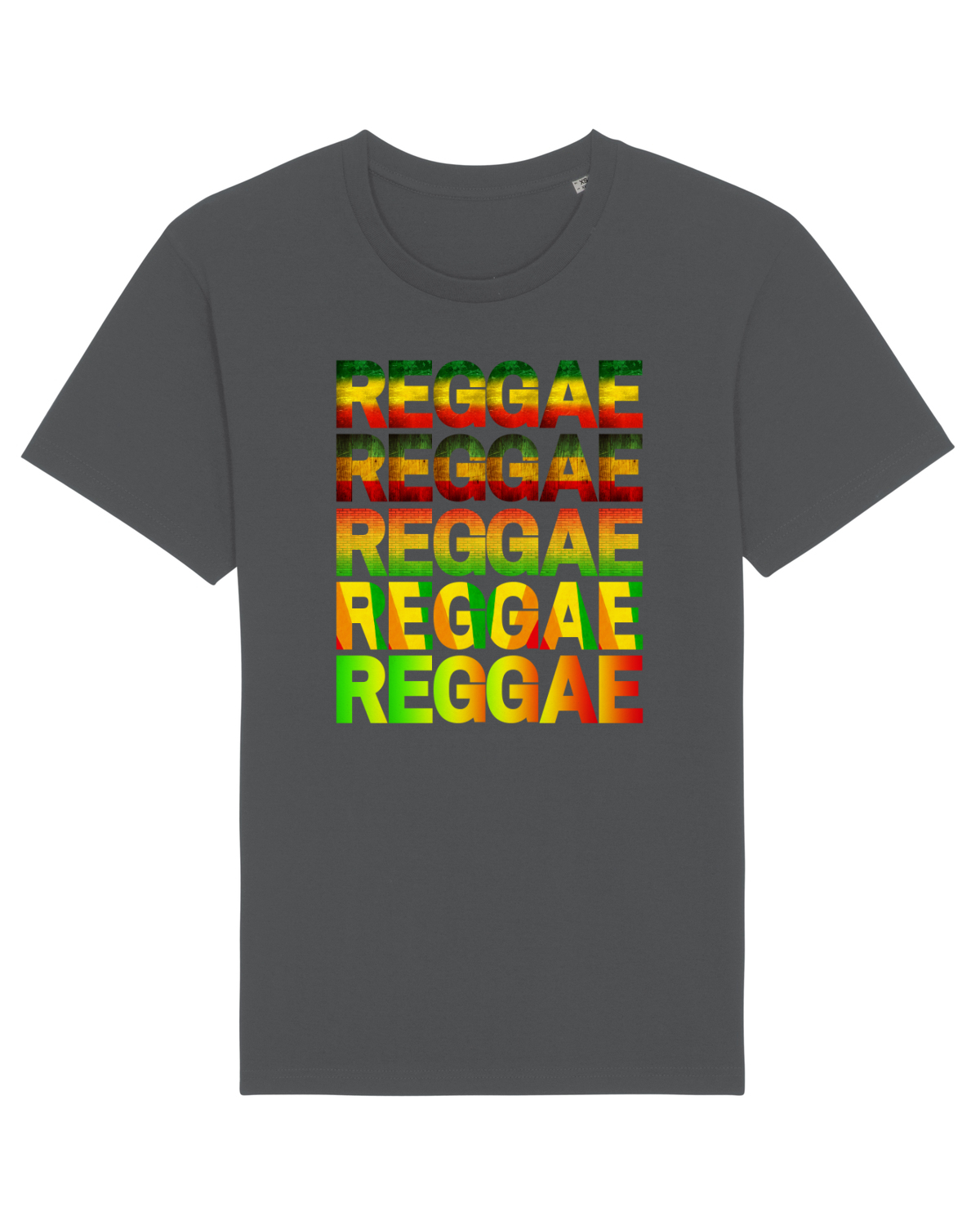 Tricou mânecă scurtă Unisex Rocker Anthracite