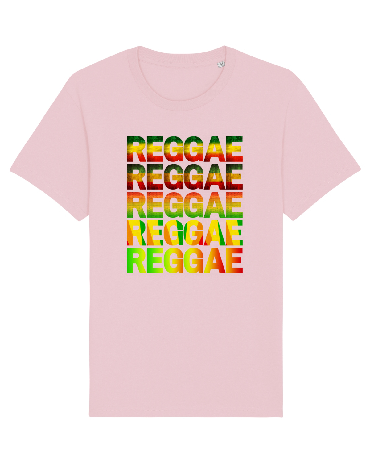 Tricou mânecă scurtă Unisex Rocker Cotton Pink